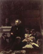 Thomas Eakins The clinic of dr. Majorities oil on canvas